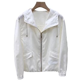 Louis Vuitton Chaqueta cortavientos con capucha Monogram para mujer Condición/Talla