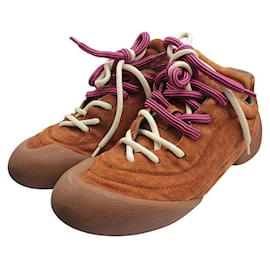 Alexander Mcqueen Sneakers in camoscio camel da uomo