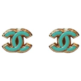 Pendientes Chanel Mint CC Oro