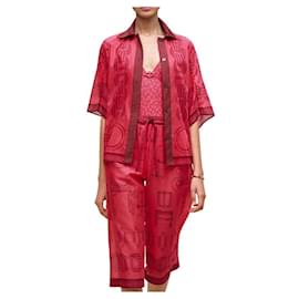 Hermès Camisa de playa Cahier du Colporteur