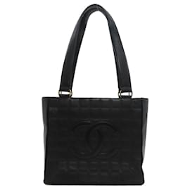 Bolso Tote Chanel Chocolate Bar de piel de cordero