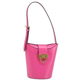 Salvatore Ferragamo Trifolio Leather Small
