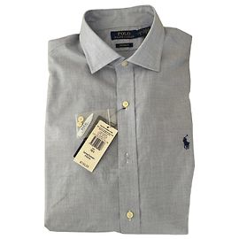 Camicia Oxford Polo Ralph Lauren Custom Fit Azzurro