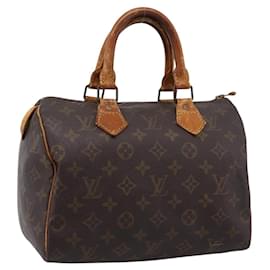 LOUIS VUITTON Monogram Speedy 25 Hand Bag M41528 LV Auth 198256