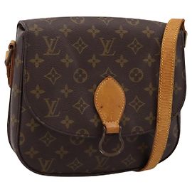 LOUIS VUITTON Monogram Saint Cloud GM Shoulder Bag M51242 LV Auth BA15201