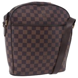 Borsa a tracolla LOUIS VUITTON Damier Ebene Ipanema GM N51292 LV Auth 198334