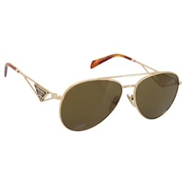 Gafas de sol PRADA metal Brown Auth BA15182M