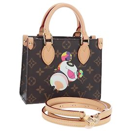 LOUIS VUITTON Monogram Panda On the Go Trunk BB Hand Bag M13668 Auth 196007SM