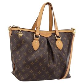 LOUIS VUITTON Monogram Palermo PM Tote Bag M40145 LV Auth 198725A