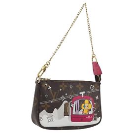 LOUIS VUITTON Monogram Vivienne Mini Pochette Accessoires M68490 LV Auth 197150M