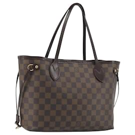 Bolso Tote LOUIS VUITTON Damier Ebene Neverfull PM N51109 LV Auth 197530