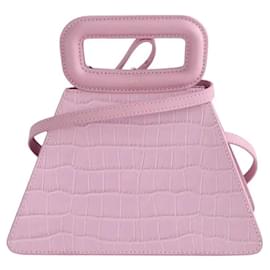 Borsa a tracolla Maje in pelle rosa