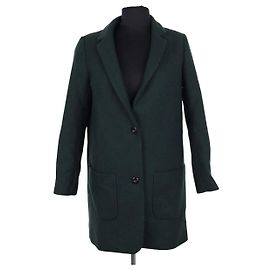 Autre Marque Abrigo de lana verde B Sides XS