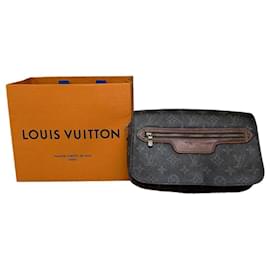 Vintage Louis Vuitton Monogram Canvas Crossbody Bag Brown