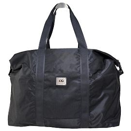 Sac de voyage Vintage Courreges en Nylon Noir Argent
