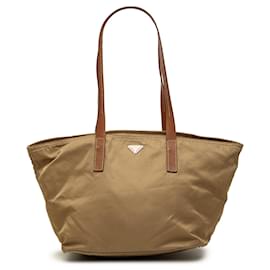 Tote bag Prada Tessuto marrone