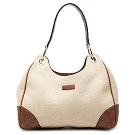Borsa a tracolla Colbert in tela con rifiniture Guccissima marrone Gucci