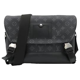 Borsa a tracolla Louis Vuitton Monogram Eclipse Voyager PM Nera