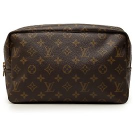 Borsa a pochette Louis Vuitton Monogram Trousse Toilette 28 Marrone