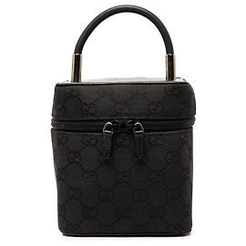 Borsa beauty Gucci Mini GG Canvas Nera