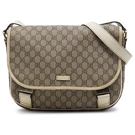 Borsa a tracolla Gucci GG Supreme Beige