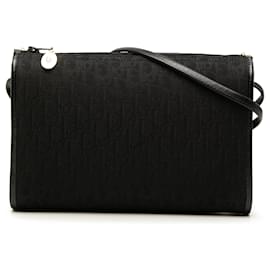 Borsa a tracolla Dior Diorissimo Trotter Canvas nera