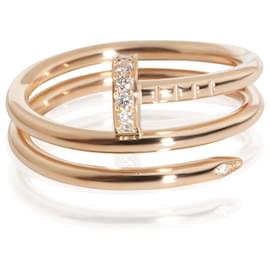 Cartier Juste un Clou Ring Double Small Model aus Roségold und Diamanten