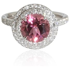 Tiffany & Co. Soleste Ring aus Platin, Turmalin und Diamanten