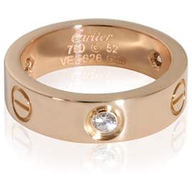 Anello Cartier Love in oro rosa e diamanti