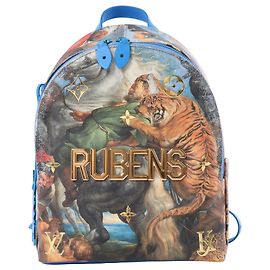 Zaino Louis Vuitton Palm Springs Masters Rubens Collection in Blu M43335