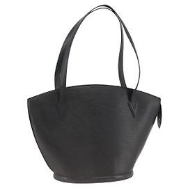 LOUIS VUITTON Epi Saint Jacques Shopping Bag Black M52262 LV