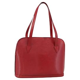 LOUIS VUITTON Epi Lussac Shoulder Bag Red M52287 LV