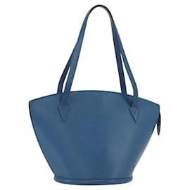 LOUIS VUITTON Epi Saint Jacques Shopping Shoulder Bag Blue M52275 LV