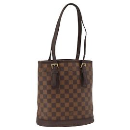 LOUIS VUITTON Damier Ebene Marais Shoulder Bag N42240 LV