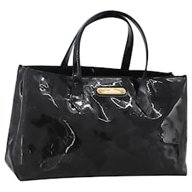 LOUIS VUITTON Monogram Vernis Wilshire PM Bag Blue Infini M91451 LV