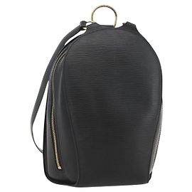 LOUIS VUITTON Epi Mabillon Backpack Black M52232 LV