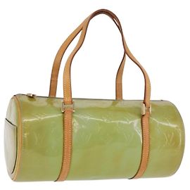 LOUIS VUITTON Monogram Vernis Bedford Hand Bag Baby Blue M91007 LV