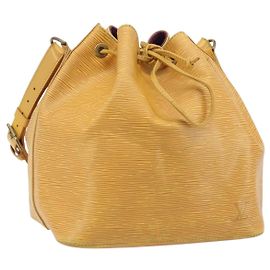LOUIS VUITTON Epi Petit Noe Shoulder Bag Yellow M44109 LV
