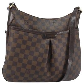 LOUIS VUITTON Damier Ebene Bloomsbury GM Shoulder Bag N42250 LV