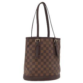 LOUIS VUITTON Damier Ebene Marais Shoulder Bag N42240 LV