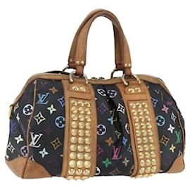 LOUIS VUITTON Monogram Multicolor Courtney MM Bag 2way Black M45642