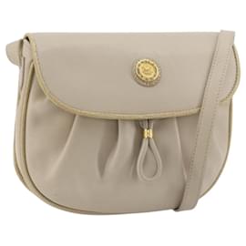 Céline CELINE Shoulder Bag Leather Beige Gold