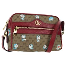GUCCI Micro GG Supreme Doraemon Collaboration Bag PVC Beige 647784