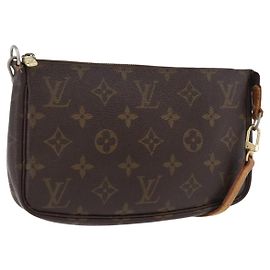 LOUIS VUITTON Monogram Pochette Accessoires Pouch M51980 LV