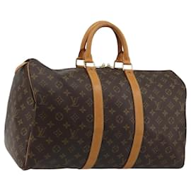 LOUIS VUITTON Monogram Keepall 45 Boston Bag M41428 LV