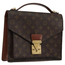 LOUIS VUITTON Monogram Monceau 28 Hand Bag M51185 LV