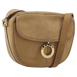 Céline CELINE Shoulder Bag Leather Beige Gold