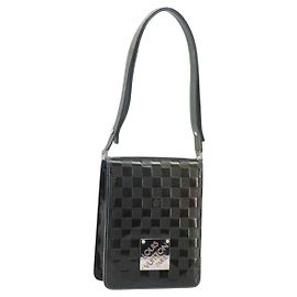 LOUIS VUITTON Damier Vernis Club Bag Green Petrol blue M92128 LV