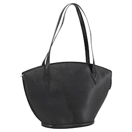 LOUIS VUITTON Epi Saint Jacques Shopping Shoulder Bag Black M52272