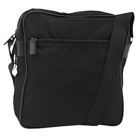 PRADA Shoulder Bag Nylon Black Silver - Prada